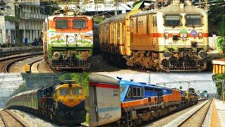 EXOTIC ELECTRICS and ENCHANTING DIESELS !! Indian Railways