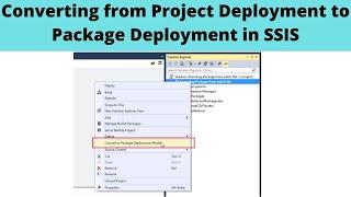 54 Converting from Project Deployment to Package Deployment