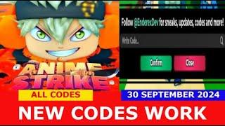 *NEW CODES* [HALLOWEEN UPD 10] Anime Strike Simulator ROBLOX | ALL CODES | SEPTEMBER 30, 2024