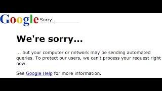 Google we're sorry