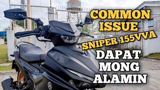 COMMON ISSUE ng Sniper 155vva na dapat mong alamin | Yamaha
