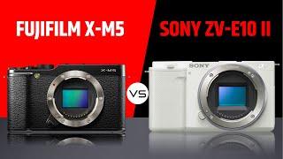 Fujifilm X-M5 vs Sony ZV-E10 II - Better Compact Camera?