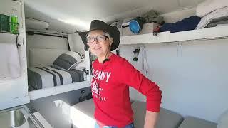 Living on $800 a Month! Courageous Solo Woman Living in a Simple, Practical Promaster Van Build!