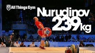 Ruslan Nurudinov (UZB) 239kg Clean & Jerk Almaty 2014 World Weightlifting Championships HD 60P