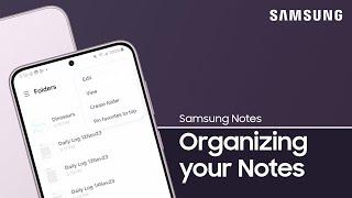 Organize your Samsung Notes | Samsung US