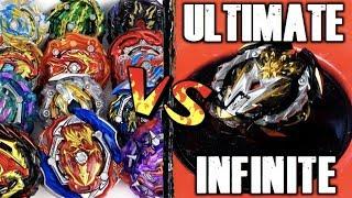 THE ULTIMATE INFINITE BEYBLADE vs ALL GT BEYBLADES