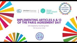 4th CB Hub - Implementing Article 6 & 13 of the Paris Agreement Day