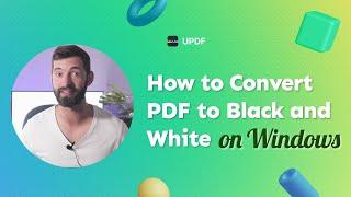 How to Convert PDF to Black and White on Windows