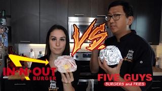 Five Guys by JP vs In-N-Out by Julia of HellthyJunkfood