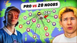 Geoguessr PRO vs 20 NOOBS - Das Rematch