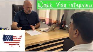 U.S. Work Visa Interview | American Trainer | H1B Visa 