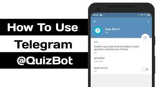 How To Use Telegram @Quizbot