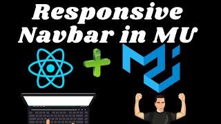 Material UI with React js  #9  Responsive Navbar