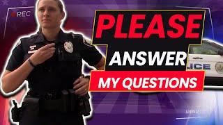 ***TUTORIAL ON HOW TO NOT ANSWER QUESTIONS BY POLICE*** -TRIGGERED FEMALE OFFICER