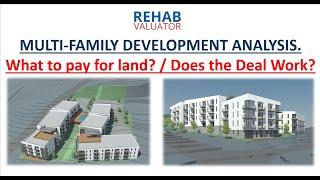 How to Build Apartments:  Learn to Value Land and Analyze Deals! (Real Estate Development)
