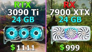 24 GB - New Reality | RTX 3090 Ti vs RX 7900 XTX