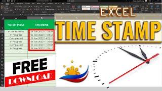 How to Add Timestamp in Excel