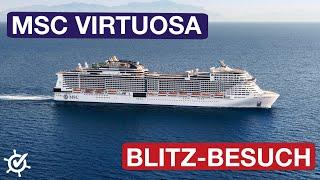 MSC Virtuosa: Blitz-Besuch an Bord in Hamburg