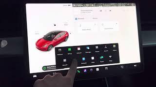 How to customize the bottom bar (quick access) apps in the Tesla Holiday Update v11 (FSD Beta 10.8)