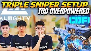 AMT TRIPLE SNIPER SETUP IS THE NEW META! [Heaven, Incendio, Sh4d4p Sniper Highlights | CDFI 2022]