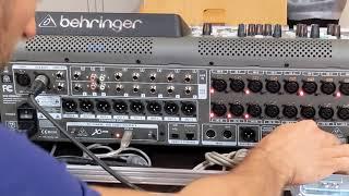 How to Connect the Digital Stagebox to the Behringer X32 Mixing Desk