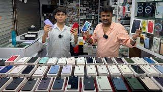 All iPhone stock shree Krishna Telecom B4 Borivali wast ￼ second hand phone mobile #happy