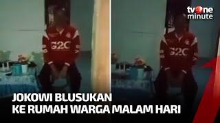 Momen Jokowi Kunjungi Rumah Warga di Ende, NTT pada Malam hari | tvOne Minute