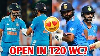 Virat Kohli & Rohit Sharma to OPEN for INDIA in World Cup? | T20 WC Cricket News