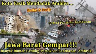 JABAR GEMPAR 15-11-2024! DETIK-DETIK BAK TORNADO SAPU KOTA TASIK, BADAI & PETIR TASIK JAWA BARAT