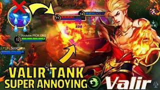 Valir Tank!! Super Annoying Valir Build Tank | Build Top Global Valir | Valir Tank Build 2022 ~ MLBB