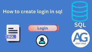 how to create login in sql server #AtharvGuruji #sql #sqlserver