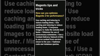 Magento tips and tricks   #Magento #shorts #javascript #nodejs #python #programming #mysql  #react