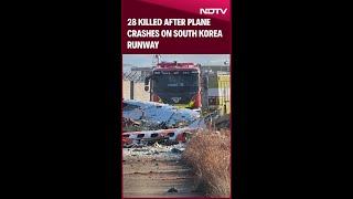 28 Killed After Plane With 181 On Board Crashes On South Korea Runway