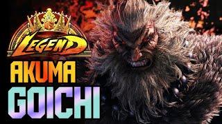SF6  Akuma IS HERE and Go1 is already a LEGEND!
