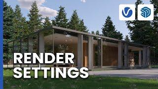 Render settings in V-Ray for SketchUp explained