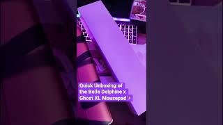 #shorts | Unboxing the Belle Delphine x Ghost Keyboards XL Mousepad