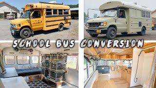 School Bus Conversion Time Lapse From Start To Finish