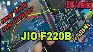 Jio f220b mic Problem solution // mic jumper ways