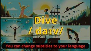 Dive meaning with 5 examples