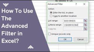 How to use Advance filter in Easy steps #shorts #excelshorts #tipsandtricks #ytshorts