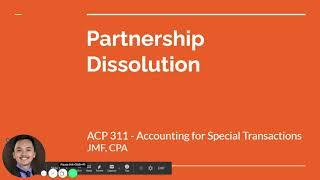 AFAR:  Partnership Dissolution