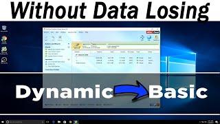 How To Convert A Dynamic Disk To Basic Disk || Convert Basic to dynamic Without data losing