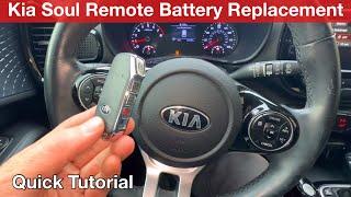 2020 - 2024 Kia Soul Remote Key Fob Battery Replacement / How to open Kia remote