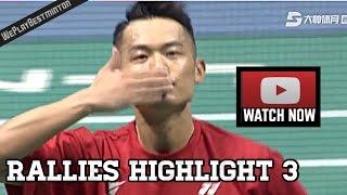 Rallies Highlight 3 - Lin Dan 林丹 vs Chen Long 谌龙 - China Super League 2016