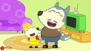 It's Time to Sleep, Baby Wolfoo!   Wolfoo Stories for Kids  Zippy highlights Kids Cartoon