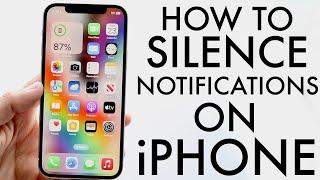 How To Silence Notifications On iPhone! (2024)