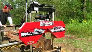 WoodMaxx SM-26/e (26" log capacity) Portable Saw Mill 2017