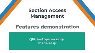 3 - Section Access Manager - Features demonstration