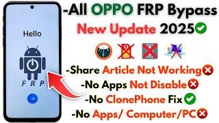 Unlock All Oppo Frp Bypass 2025 Share Article Not Working -OPPO A3,A17,A58,A77,A78,A79,A3x Frp Lock!