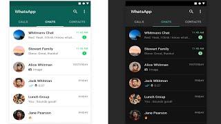 Official™ Get Dark Theme In Whatsapp Messenger